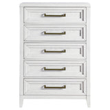 Marielle Distressed White Chest - Ornate Home