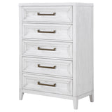 Marielle Distressed White Chest - Ornate Home