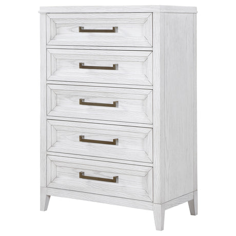 Marielle Distressed White Chest - Ornate Home