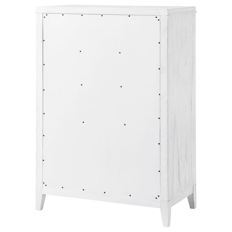 Marielle Distressed White Chest - Ornate Home