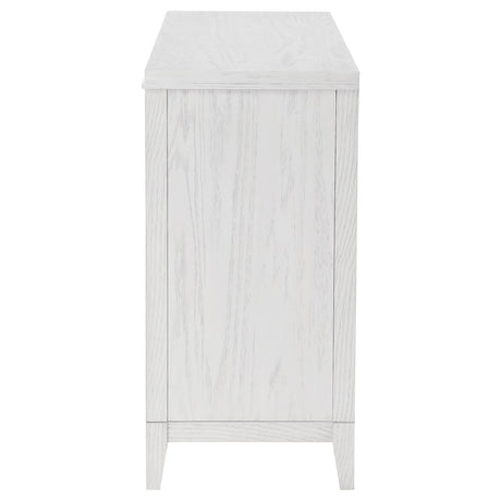 Marielle Distressed White Dresser - Ornate Home