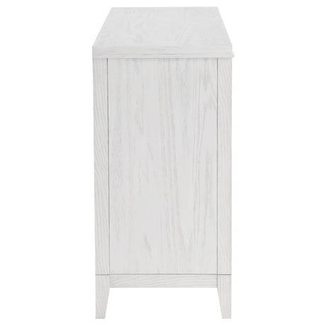 Marielle Distressed White Dresser - Ornate Home