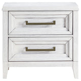 Marielle Distressed White Nightstand - Ornate Home
