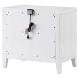 Marielle Distressed White Nightstand - Ornate Home