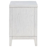 Marielle Distressed White Nightstand - Ornate Home