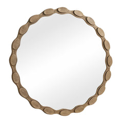 Marietta Brass Round Mirror - Ornate Home