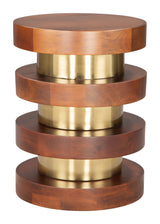 Marigot Walnut Side Table - Ornate Home