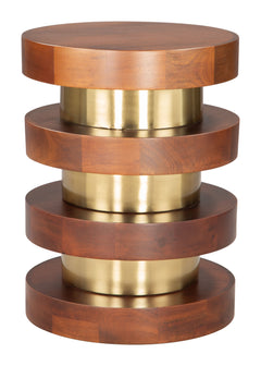 Marigot Walnut Side Table - Ornate Home