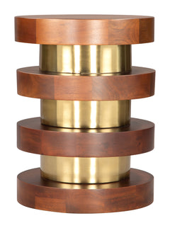 Marigot Walnut Side Table - Ornate Home