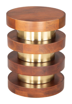 Marigot Walnut Side Table - Ornate Home