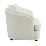 Mariko Beige Chair W/Pillow - Ornate Home