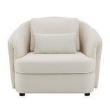 Mariko Beige Chair W/Pillow - Ornate Home