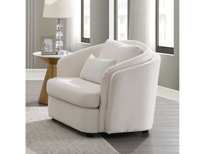 Mariko Beige Chair W/Pillow - Ornate Home