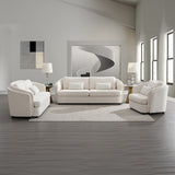Mariko Beige Loveseat W/2 Pillows - Ornate Home