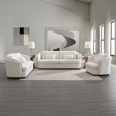 Mariko Beige Sofa W/2 Pillows - Ornate Home