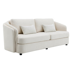 Mariko Beige Sofa W/2 Pillows - Ornate Home