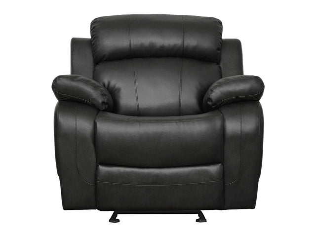 Marille Black Reclining Chair - Ornate Home