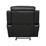 Marille Black Reclining Chair - Ornate Home