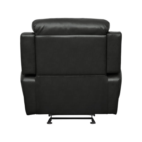 Marille Black Reclining Chair - Ornate Home