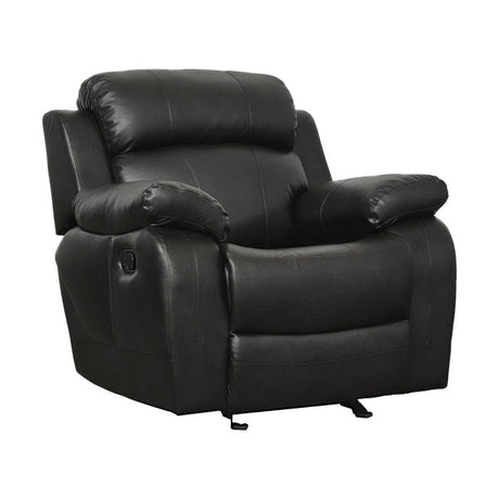 Marille Black Reclining Chair - Ornate Home