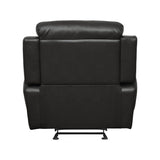 Marille Black Reclining Chair - Ornate Home