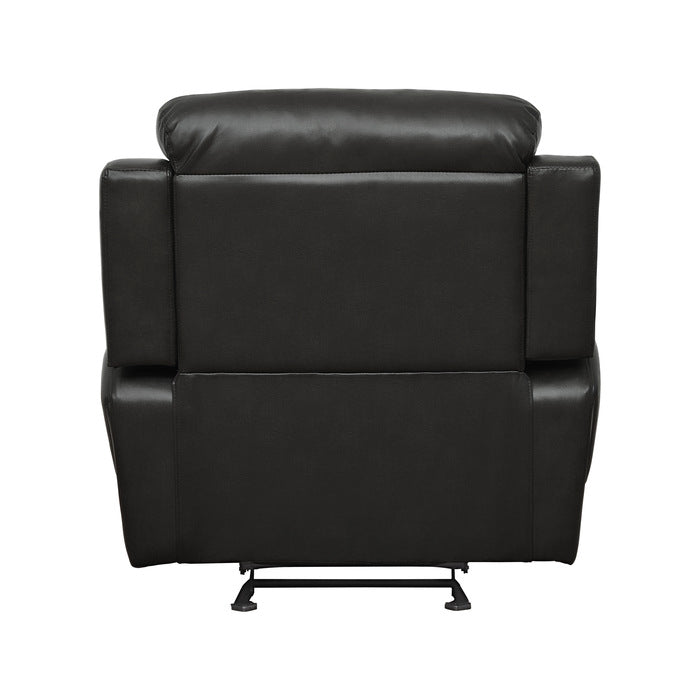 Marille Black Reclining Chair - Ornate Home