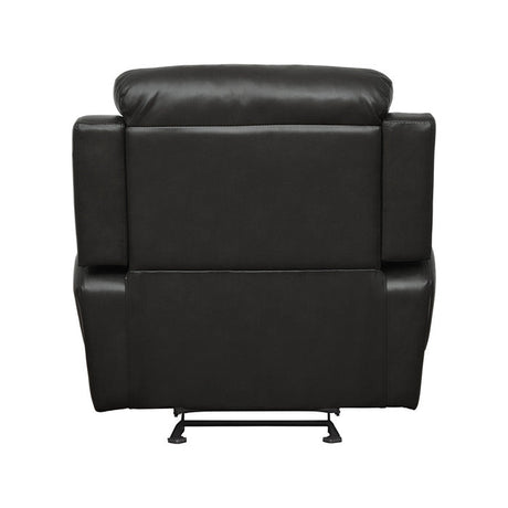 Marille Black Reclining Chair - Ornate Home