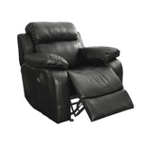 Marille Black Reclining Chair - Ornate Home