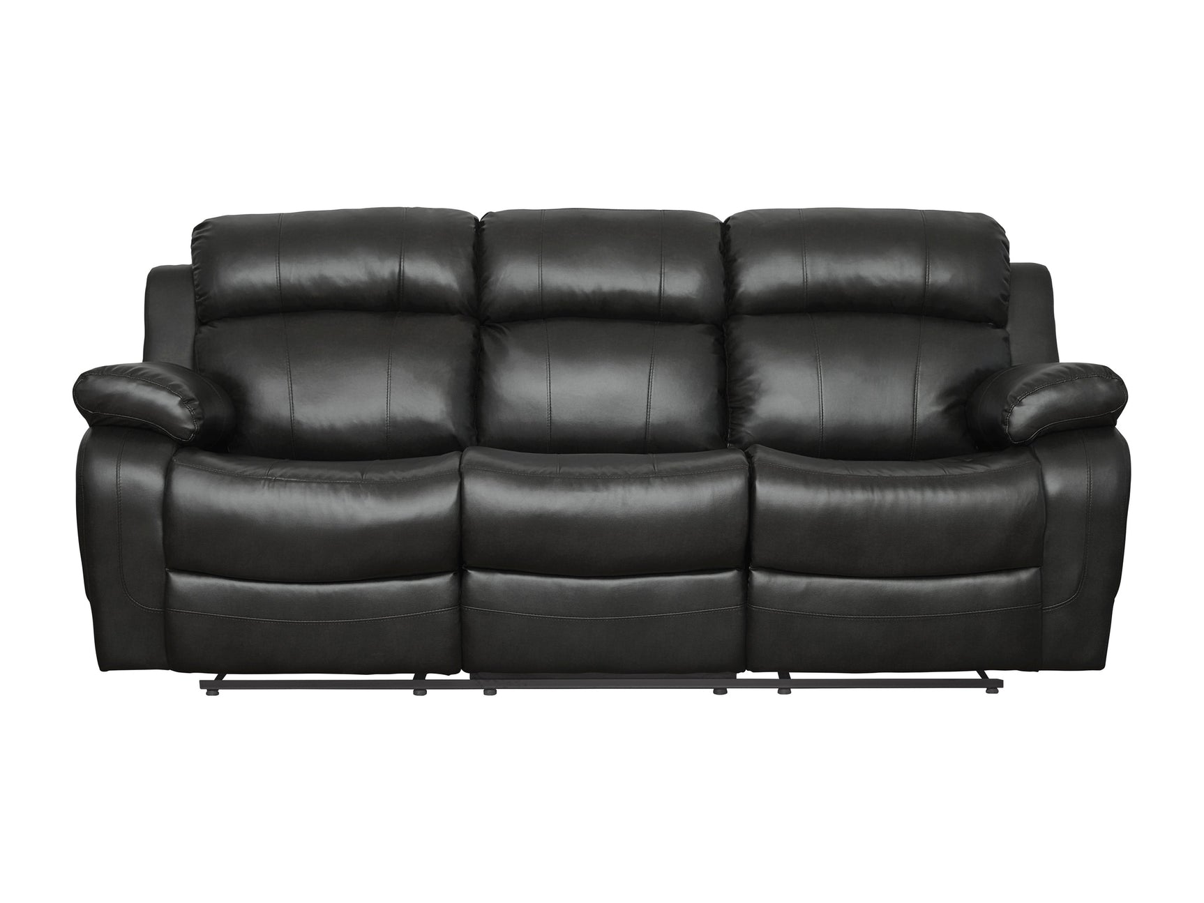 Marille Black Reclining Sofa - Ornate Home