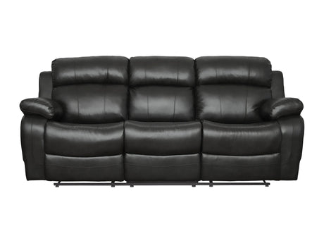 Marille Black Reclining Sofa - Ornate Home