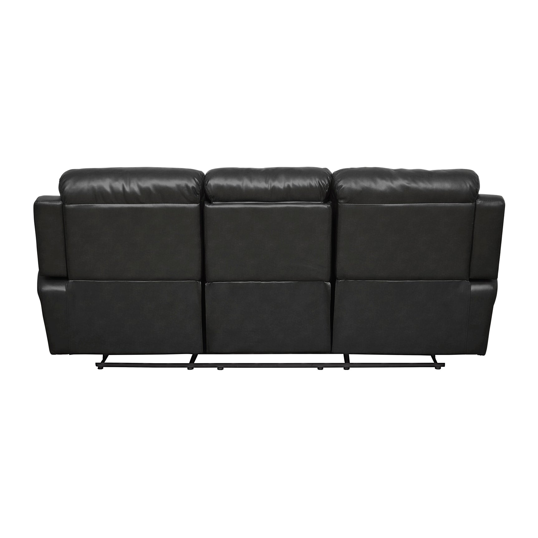Marille Black Reclining Sofa - Ornate Home