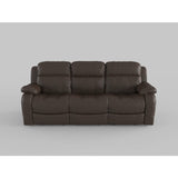 Marille Black Reclining Sofa - Ornate Home