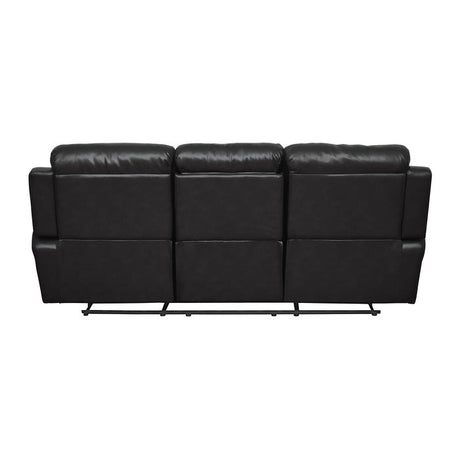 Marille Black Reclining Sofa - Ornate Home