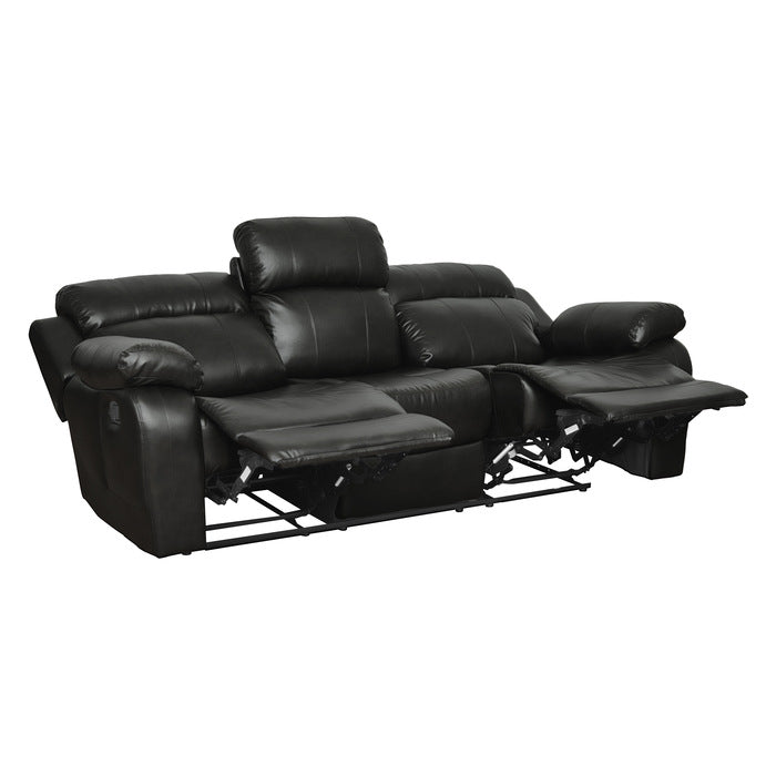Marille Black Reclining Sofa - Ornate Home