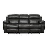 Marille Black Sofa & Loveseat - Ornate Home