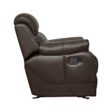 Marille Brown Reclining Chair - Ornate Home