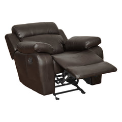 Marille Brown Reclining Chair - Ornate Home