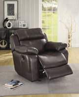 Marille Brown Reclining Chair - Ornate Home