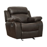Marille Brown Reclining Chair - Ornate Home
