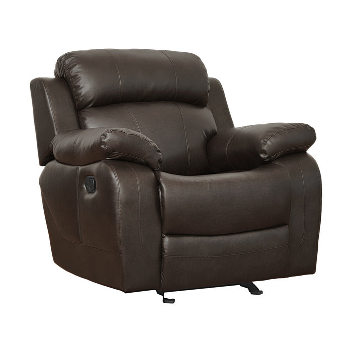 Marille Brown Reclining Chair - Ornate Home