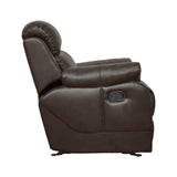 Marille Brown Reclining Chair - Ornate Home