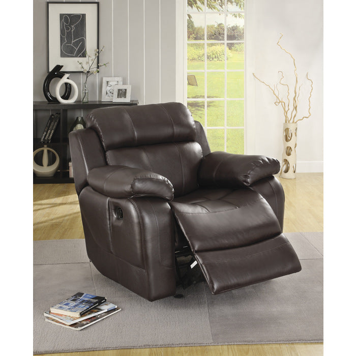 Marille Brown Reclining Chair - Ornate Home