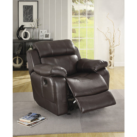 Marille Brown Reclining Chair - Ornate Home
