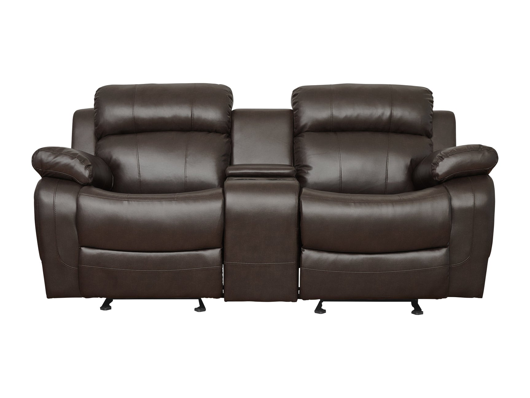 Marille Brown Reclining Loveseat - Ornate Home