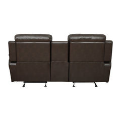 Marille Brown Reclining Loveseat - Ornate Home