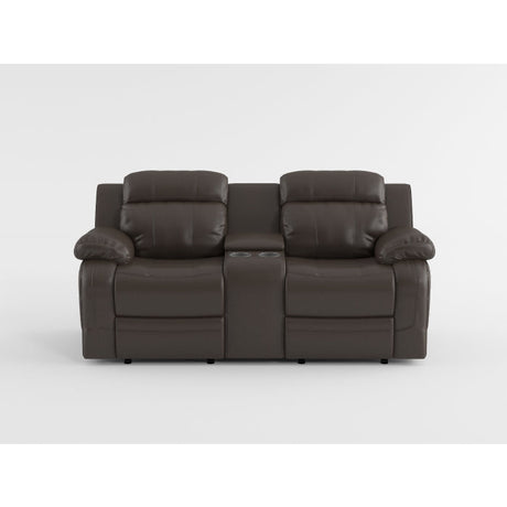 Marille Brown Reclining Loveseat - Ornate Home