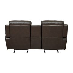 Marille Brown Reclining Loveseat - Ornate Home