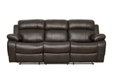 Marille Brown Reclining Sofa - Ornate Home