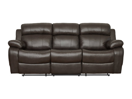 Marille Brown Reclining Sofa - Ornate Home