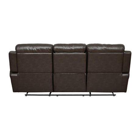 Marille Brown Reclining Sofa - Ornate Home